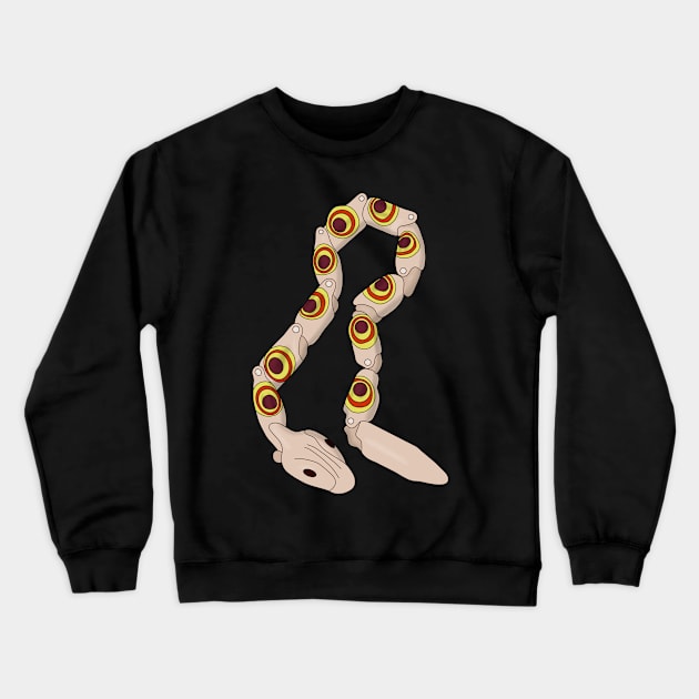 Retro Plastic Snake Crewneck Sweatshirt by DiegoCarvalho